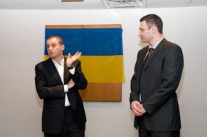 Ronn Torossian CEO of 5WPR with Vitaly Klitschko