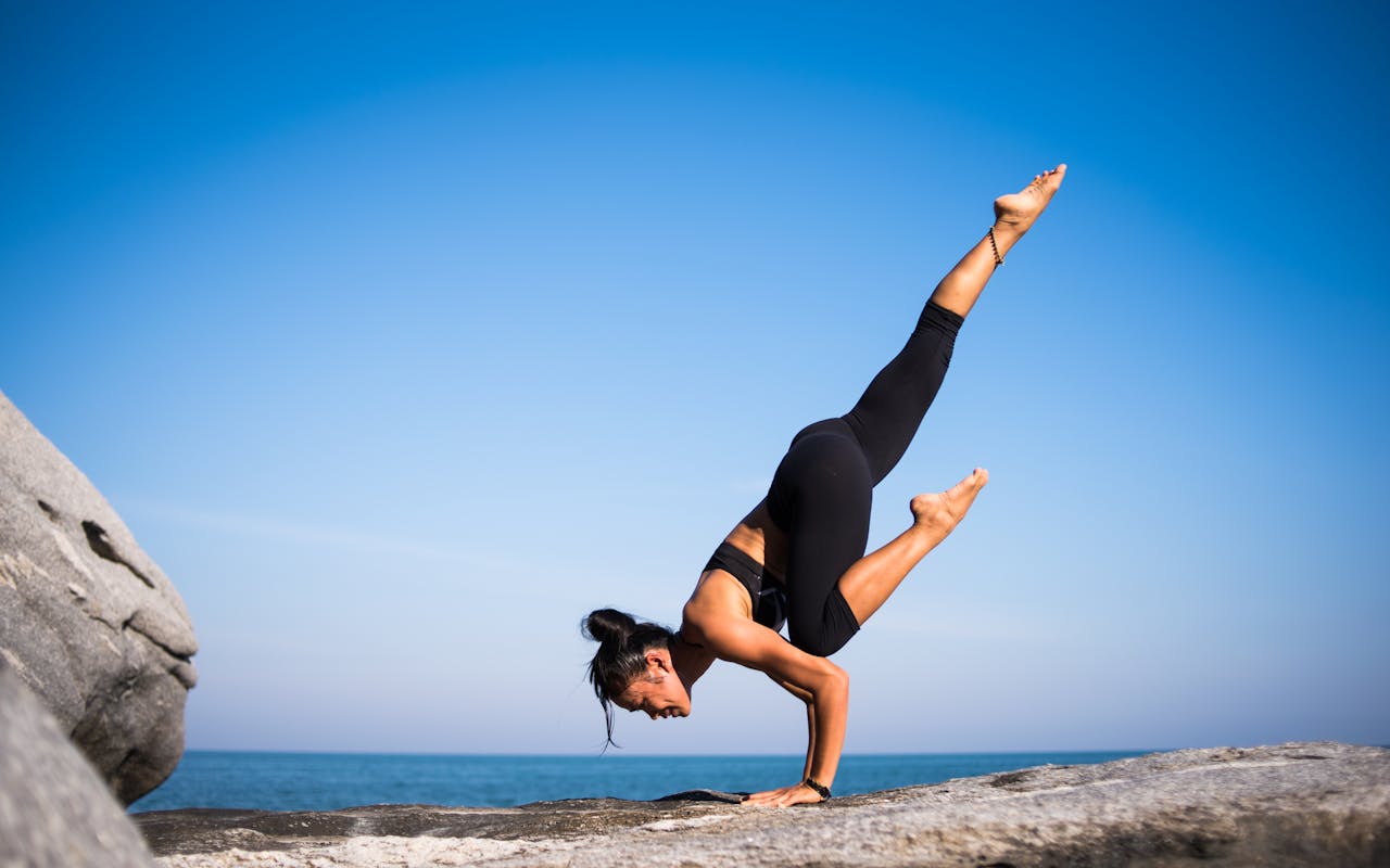 yoga by the sea