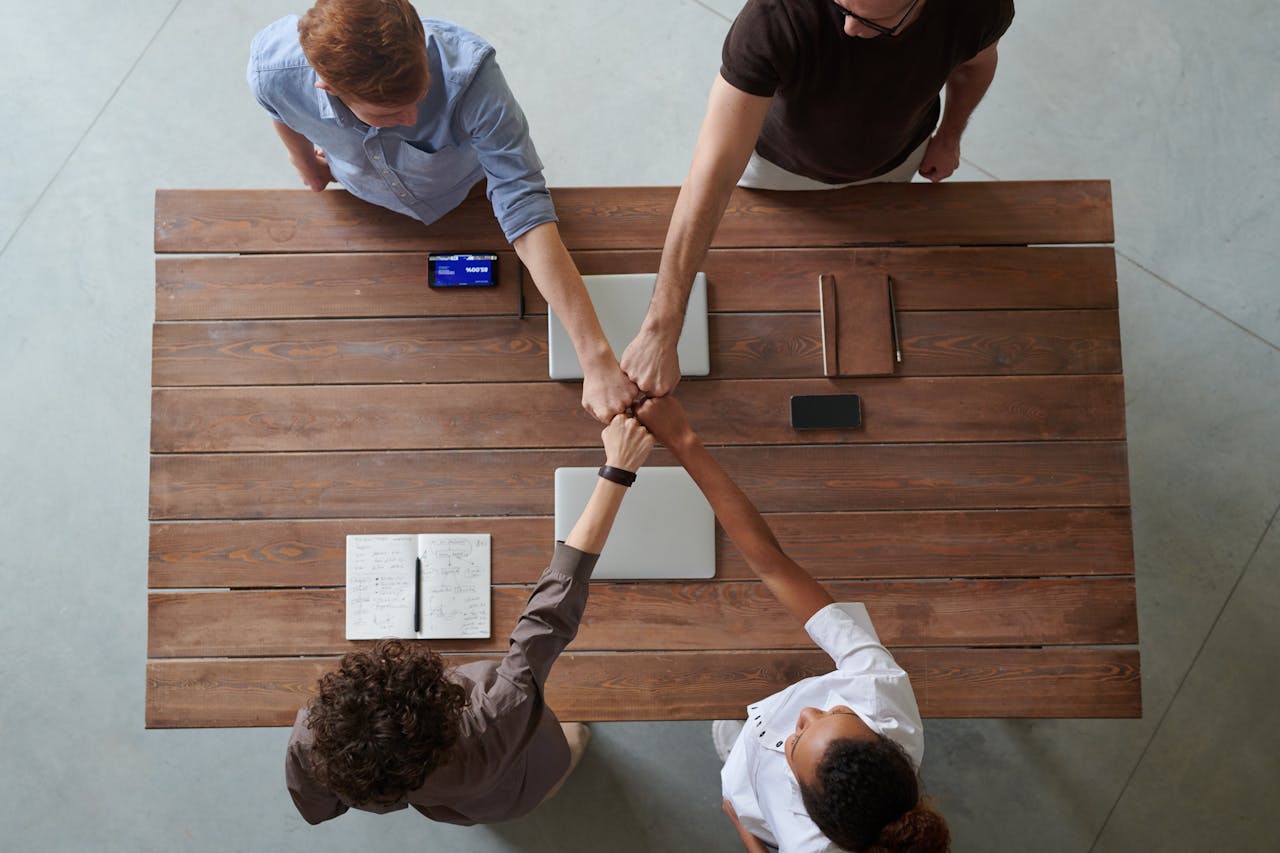 company meeting teamwork