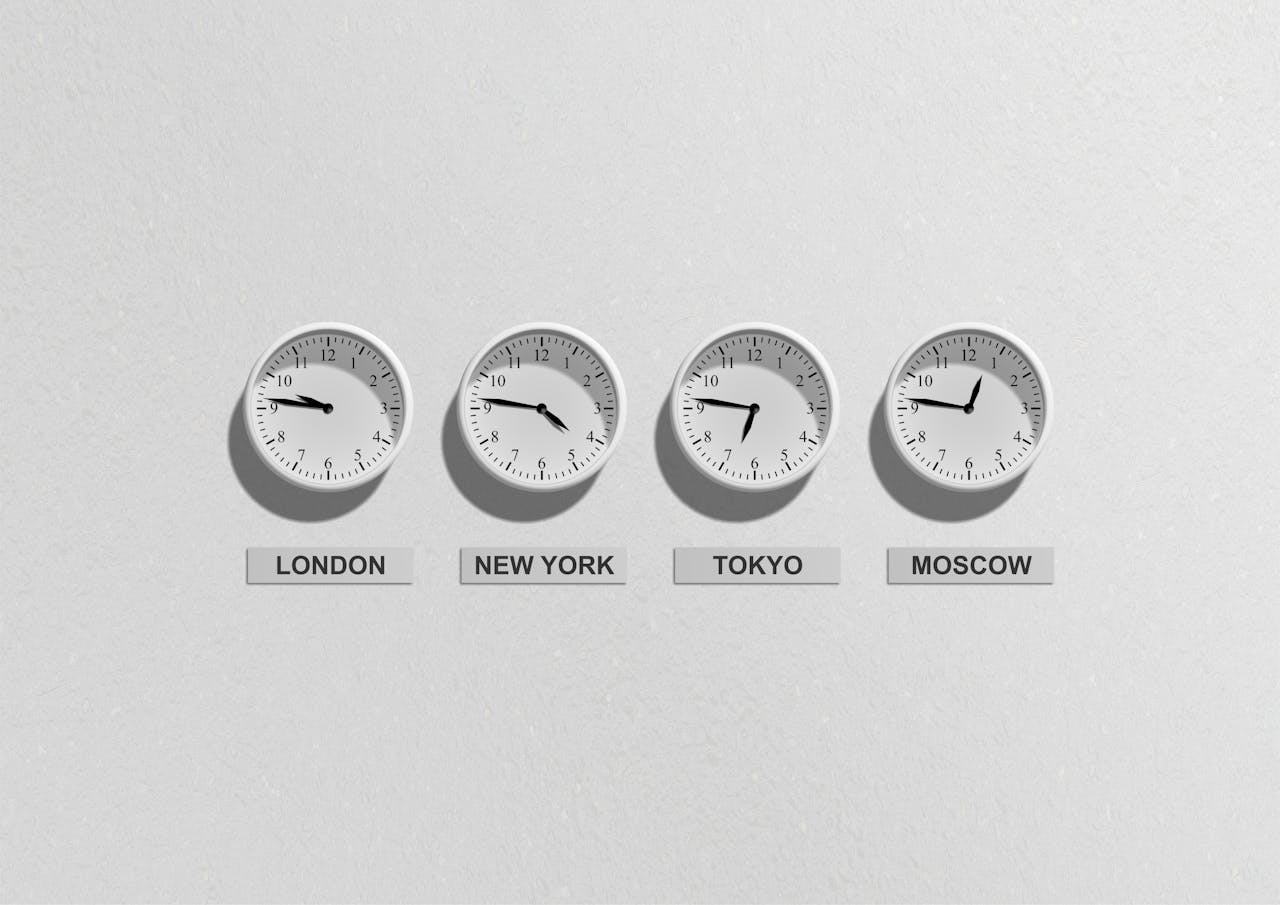 time zone clocks